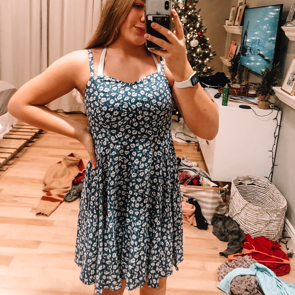 flowery dress